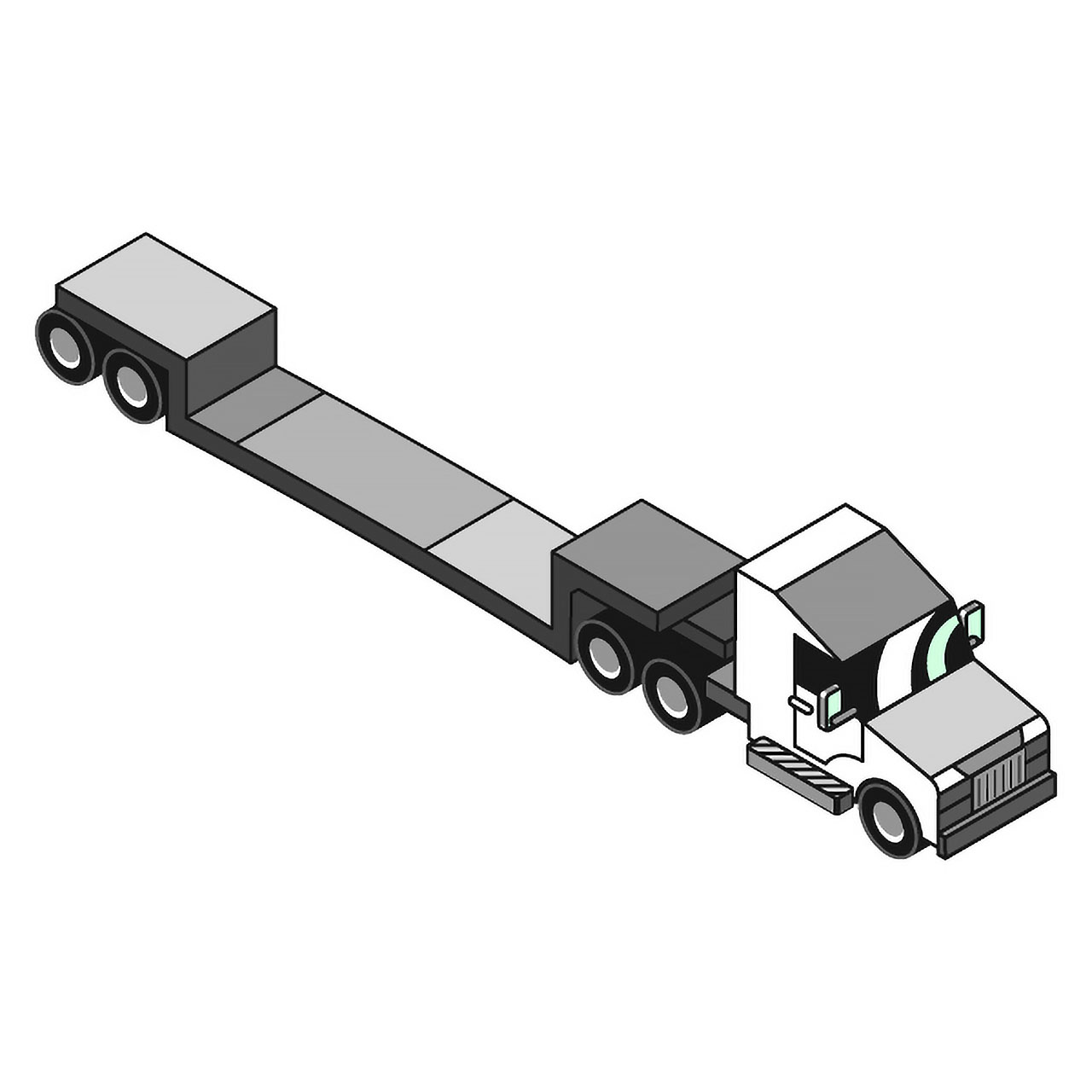 double drop trailer
