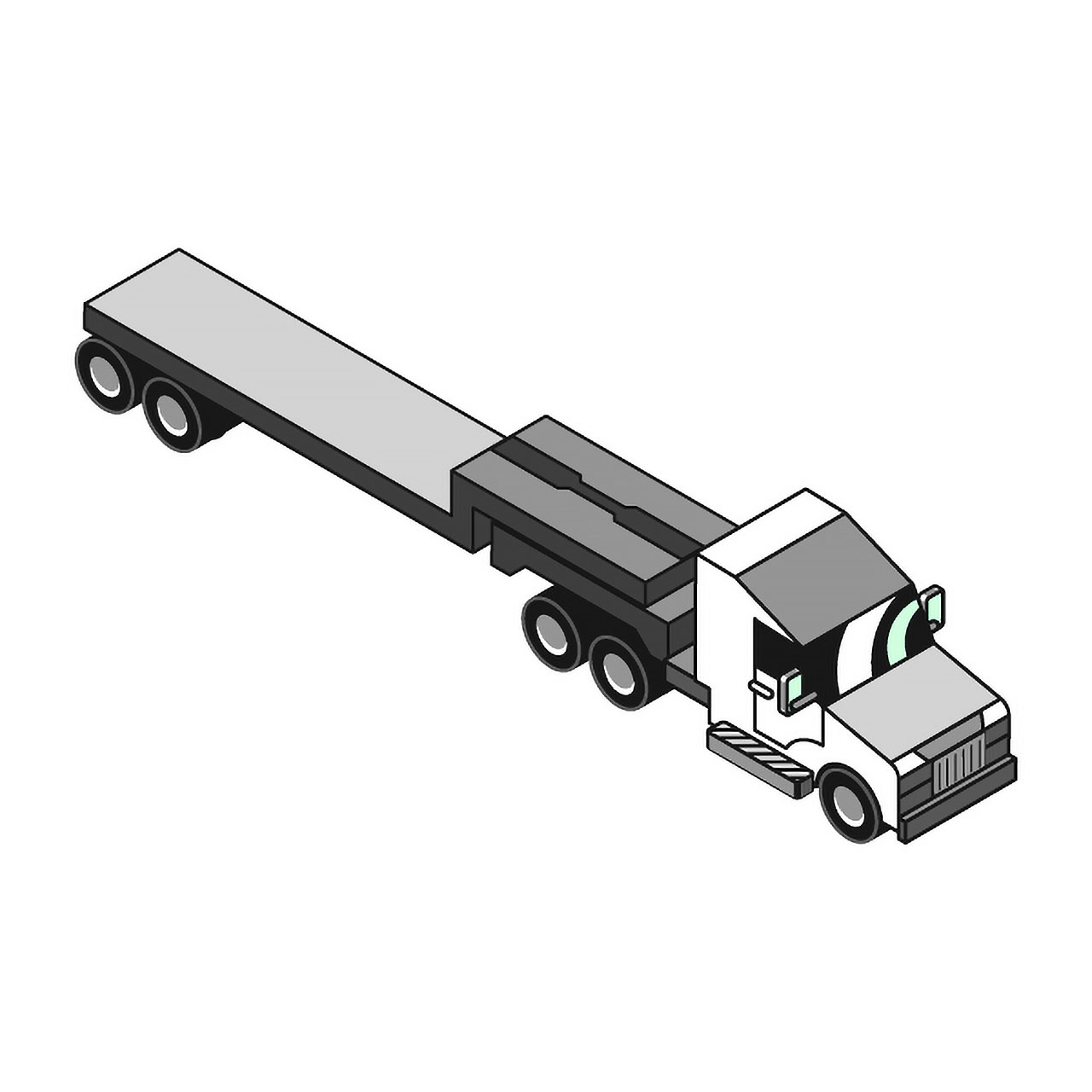 step deck trailer
